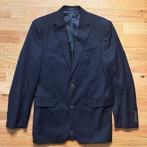 Joseph & Feiss Gold Classic Fit Sport Coat, 100% Wool, Navy, Men’s 37R